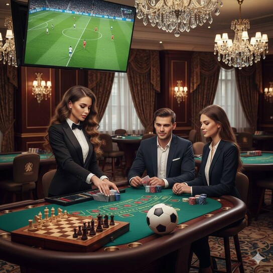 骰子比大小游戏场景